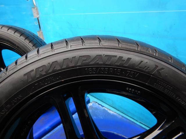 ホンダ　Ｎ－ＢＯＸ　パーツ情報
NBOX、タント、スペーシアなど軽自動車に装着できる15インチセット入庫です！
ポテンザアドレナリンSW005　15インチ　トーヨー付！