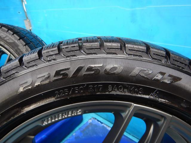 ＢＭＷ　３シリーズ　パーツ情報
BMW3シリーズ、4シリーズ、X1に装着できる17インチスタッドレスセット入庫です！
ケレナーズマインツ　17インチ　ピレリスタッドレス付！