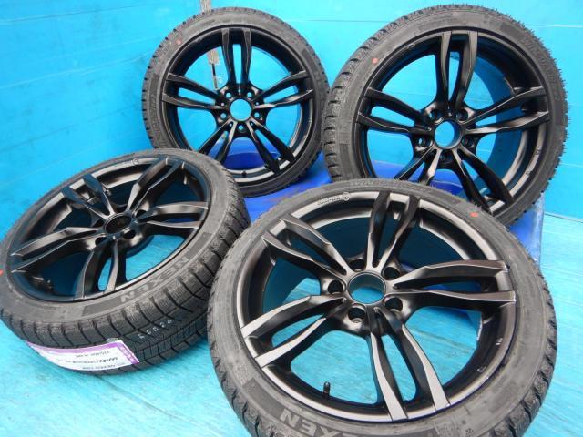 ＢＭＷ　３シリーズ　パーツ情報
BMW3シリーズ、Z4に装着できる新品スタッドレス付18インチ入庫です！
MAKルフト　18インチ　ネクセン製新品スタッドレス付！