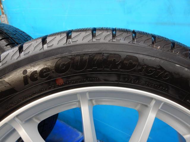 ＢＭＷ　５シリーズ　パーツ情報
BMW5シリーズ、4シリーズグランクーペに装着できる18インチスタッドレスセット入庫です！
IRVINE　18インチ　ヨコハマスタッドレス付！