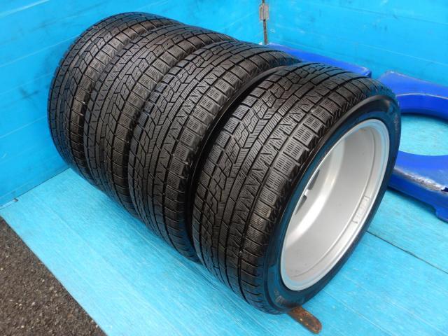 ＢＭＷ　５シリーズ　パーツ情報
BMW5シリーズ、4シリーズグランクーペに装着できる18インチスタッドレスセット入庫です！
IRVINE　18インチ　ヨコハマスタッドレス付！