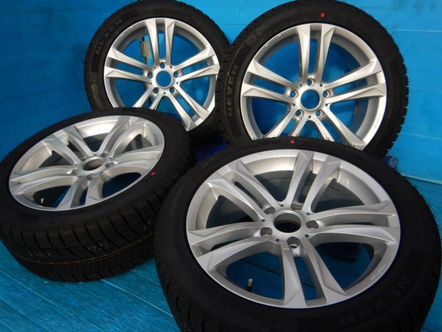 ＢＭＷ　５シリーズ　パーツ情報
BMW5シリーズ、6シリーズに装着できる新品スタッドレス付18インチ入庫です！
MAKビマー　18インチ　新品スタッドレス付！