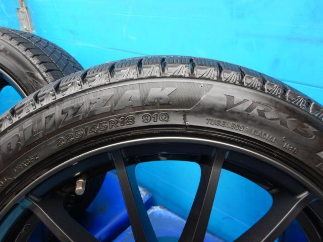 ＢＭＷ　３シリーズ　パーツ情報
BMW3シリーズ、4シリーズ、2シリーズクーペに装着できる18インチスタッドレスセット入庫です！
IRVINE　18インチ　ブリヂストンスタッドレス付！