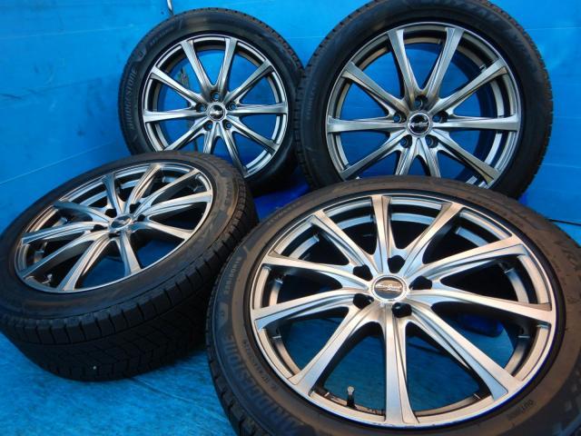 トヨタ　カローラクロス　パーツ情報
カローラクロス、C-HR、エスティマなどに装着できる18インチスタッドレスセット入庫です！
ユーロスピード　18インチ　ブリヂストンスタッドレス付！