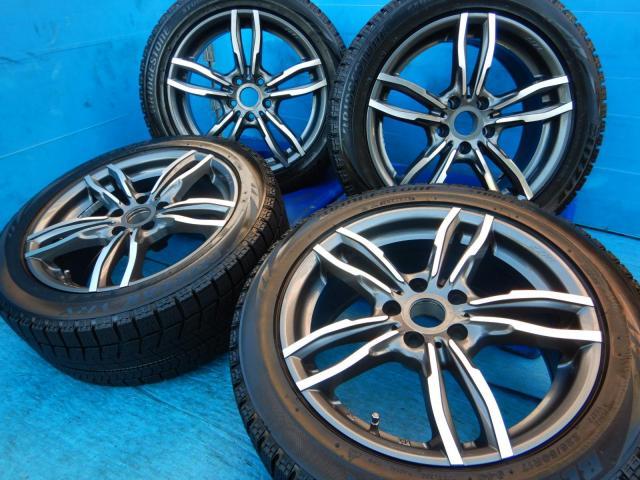 ＢＭＷ　３シリーズ　パーツ情報
BMW3シリーズ、4シリーズ、2シリーズクーペに装着できる17インチスタッドレスセット入庫です！
MAKルフトFF　17インチ　ブリヂストンスタッドレス付！