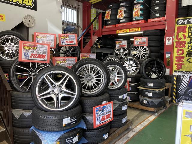 新品＆中古タイヤ販売、タイヤ買取、持ち込みタイヤ交換等お任せ下さい。
