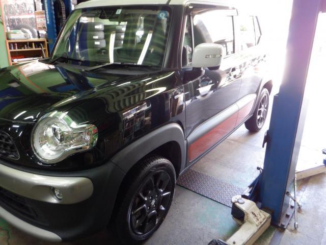 スズキ　クロスビー　タイヤ交換