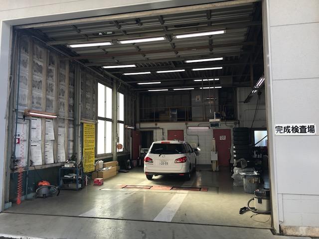 検査設備も完備。指定工場ならではの設備になります。