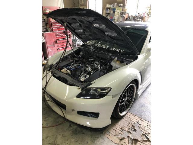 マツダ RX8 se3p エアコンコンプレッサー交換 リビルトコンプレッサー 