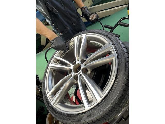 BMWの持ち込みタイヤ交換