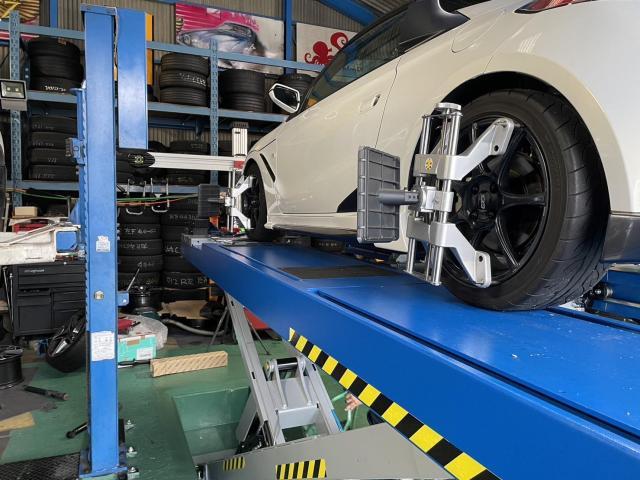 ホンダ　Ｓ６６０のアライメント調整