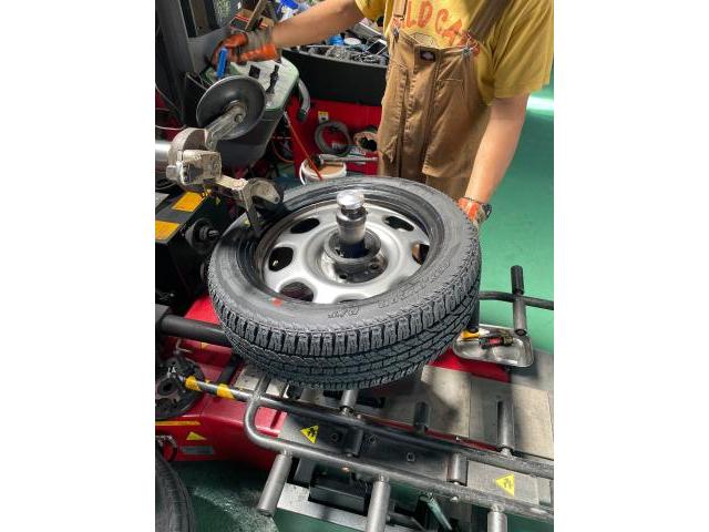 ハスラー　持込タイヤ交換