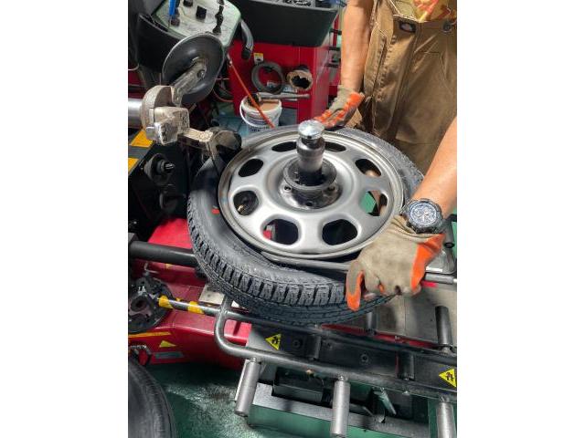 ハスラー　持込タイヤ交換