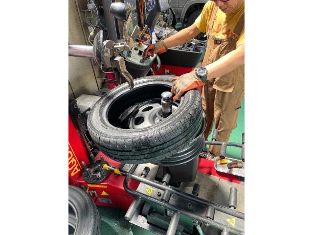 ハスラー　持込タイヤ交換