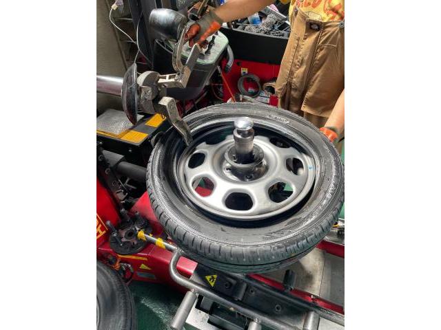 ハスラー　持込タイヤ交換