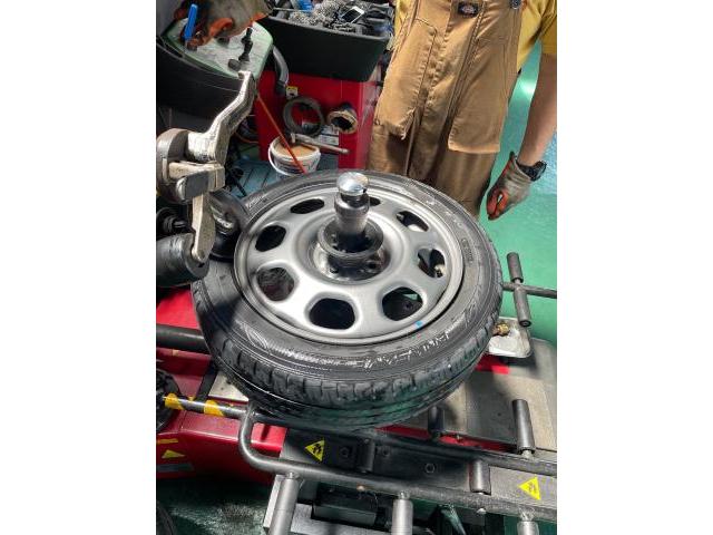 ハスラー　持込タイヤ交換