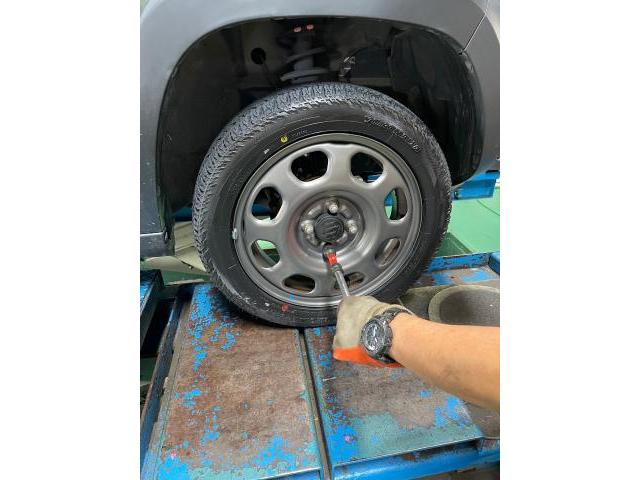 ハスラー　持込タイヤ交換