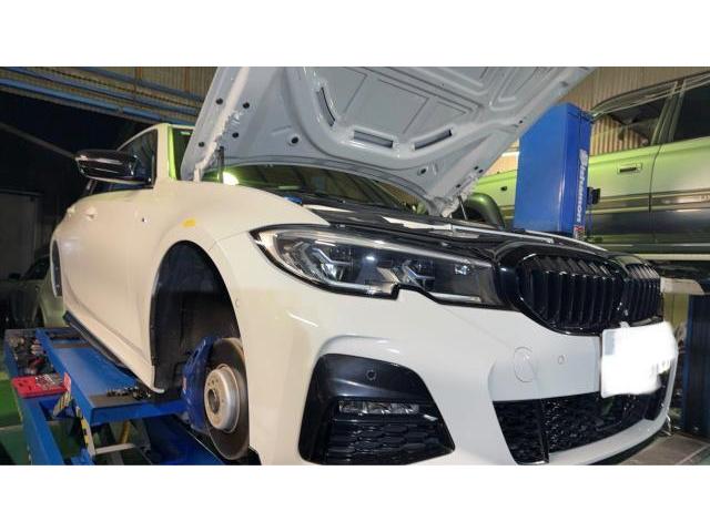 ＢＭＷ　３シリーズ　ボディ補強パーツ取付