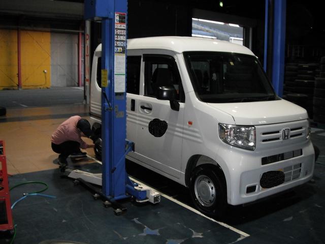 ホンダ　Ｎ－ＶＡＮ　スタッドレス　ＳＥＴ　持ち込み　入れ替え　脱着　三重県　松阪市