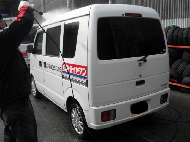 スズキ エブリィ ミスタータイヤマン松阪 配達カー 洗車 三重県 松阪市 ミスタータイヤマン