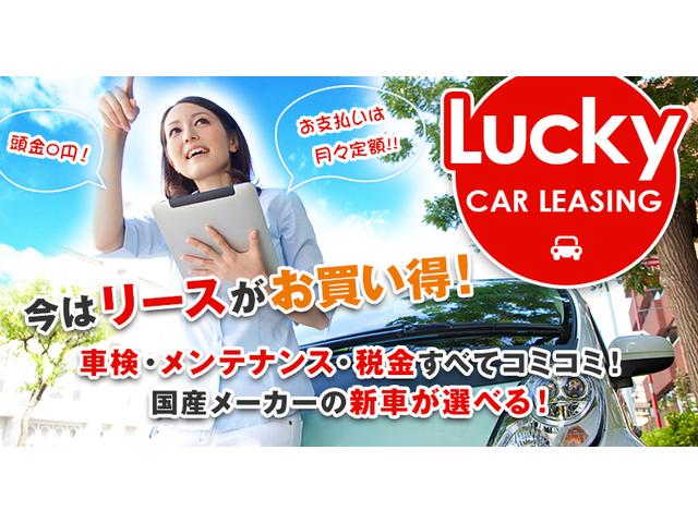 「月々定額新車カーリースラッキー」なら、頭金０円でも月々の支払い額が抑えられるんです！