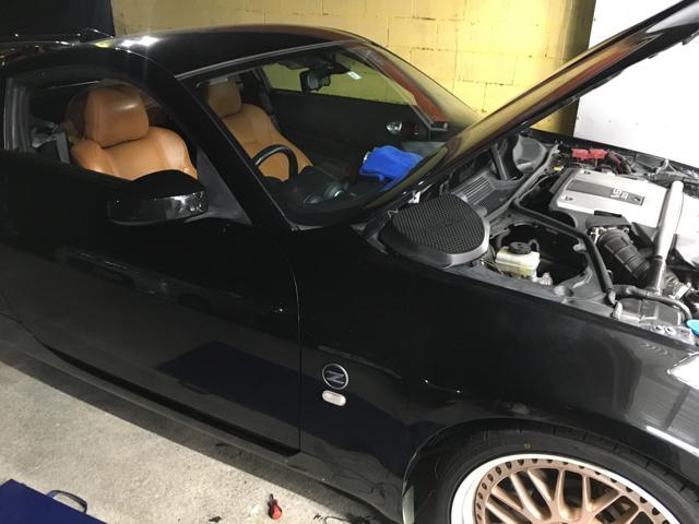 日産　フェアレディZ　Ｚ３３　アンダーイルミ　車内イルミ取付　沖縄県　沖縄市　うるま市　恩納村　読谷村　宜野湾市　北谷町