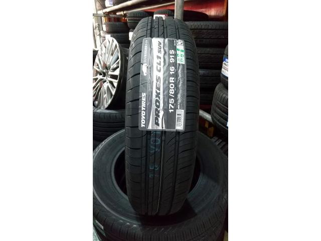 新品　タイヤ交換　スズキ ジムニー　TOYO PROXES CL1 SUV 175/80R16　沖縄県　沖縄市　北中城村　うるま市　中城村　宜野湾市