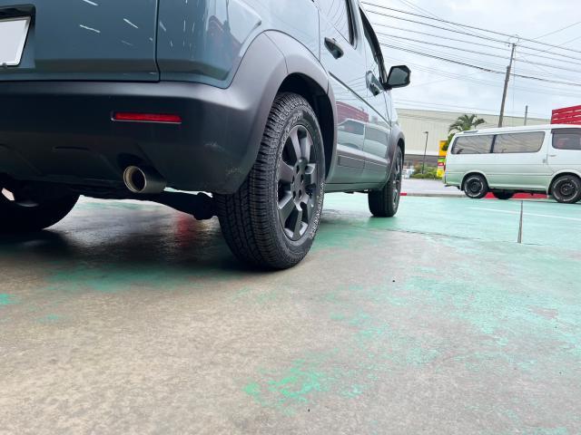 ホンダ クロスロード　純正アルミホイール・ナットの塗装　ヨコハマジオランダーAT　沖縄県　沖縄市　北中城村　うるま市　中城村　宜野湾市