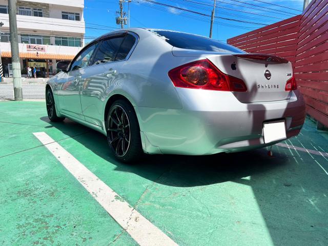 新品　ホイール交換　日産 スカイライン V36　CROSS SPEED RS9 18×8.5J/18×9.5J　RADAR 225/40R18　沖縄県　沖縄市　北中城村　うるま市　中城村　宜野湾市