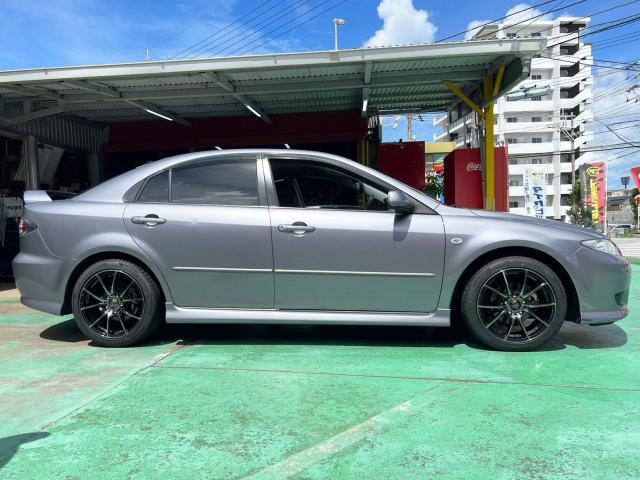 新品　ホイール交換　マツダ アテンザ　WedsSport SA-10R 17×7.5J　MINERVA 215/45R17　沖縄県　沖縄市　北中城村　うるま市　中城村　宜野湾市