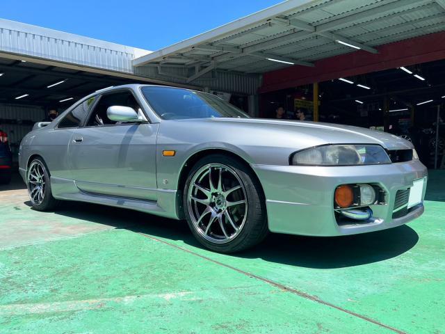 新品 ホイール交換 スカイライン GTS-t WORK エモーション CR極 18×8.5