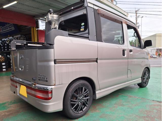 新品　ホイール交換　ダイハツ ハイゼット デッキバン　ヴァーレンWO6 14×4.5J　ブリヂストン 155/65R14　沖縄県　沖縄市　北中城村　うるま市　中城村　宜野湾市