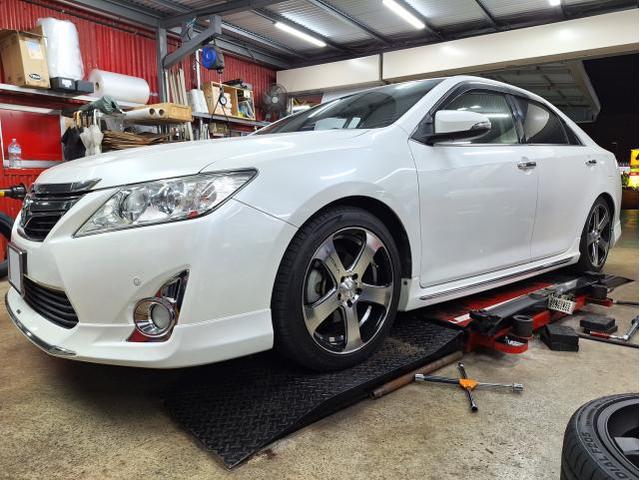 新品　ホイール交換　トヨタ カムリ　MLJ HYPERION CVS 1.5 20×8.5J　MINERVA 245/65R20　沖縄県　沖縄市　北中城村　うるま市　中城村　宜野湾市