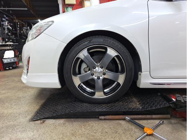 新品　ホイール交換　トヨタ カムリ　MLJ HYPERION CVS 1.5 20×8.5J　MINERVA 245/65R20　沖縄県　沖縄市　北中城村　うるま市　中城村　宜野湾市