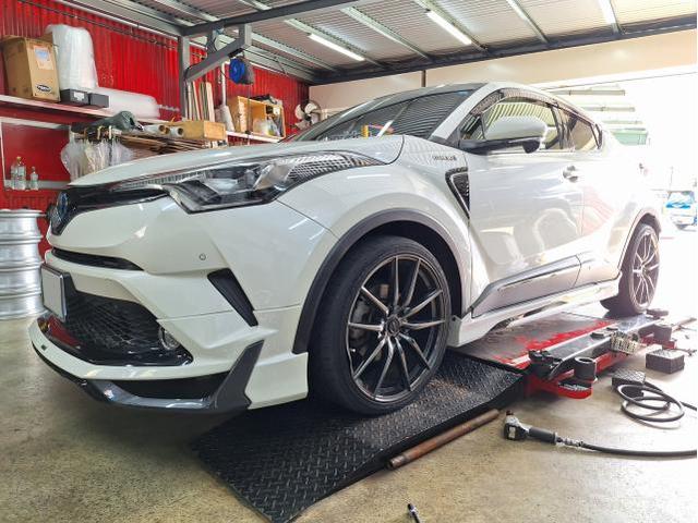 新品 ホイール交換 トヨタ C-HR MLJ ハイペリオンCVR 19×8J MAXTREK 245/40R19 沖縄県 沖縄市 北中城村 うるま市 中城村 宜野湾市