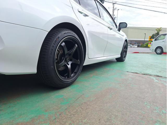 新品 ホイール交換 トヨタ カムリ CROSS SPEED CR5 18×8.5J/9.5J MAXTREK 235/45R18 沖縄県 沖縄市 北中城村 うるま市 中城村 宜野湾市