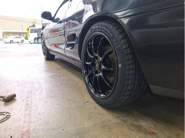 中古 ホイール交換 トヨタ MR2 G-SPEED P-07 17×7J MINERVA 205