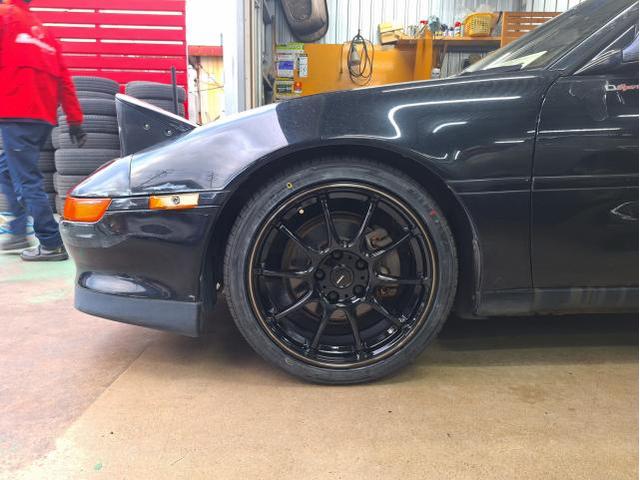 中古 ホイール交換 トヨタ MR2 G-SPEED P-07 17×7J MINERVA 205/40R17*2 205/45R17*2 沖縄県 沖縄市 北中城村 うるま市 中城村 宜野湾市