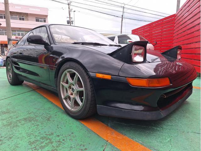 中古 ホイール交換 トヨタ MR2 G-SPEED P-07 17×7J MINERVA 205/40R17*2 205/45R17*2 沖縄県 沖縄市 北中城村 うるま市 中城村 宜野湾市