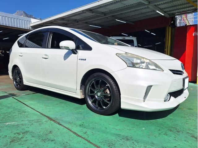 中古 ホイール交換 トヨタ プリウスα CROSS SPEED CR10 18×7.5J 中古 ホイール交換 トヨタ プリウスα CROSS SPEED CR10 18×7.5J