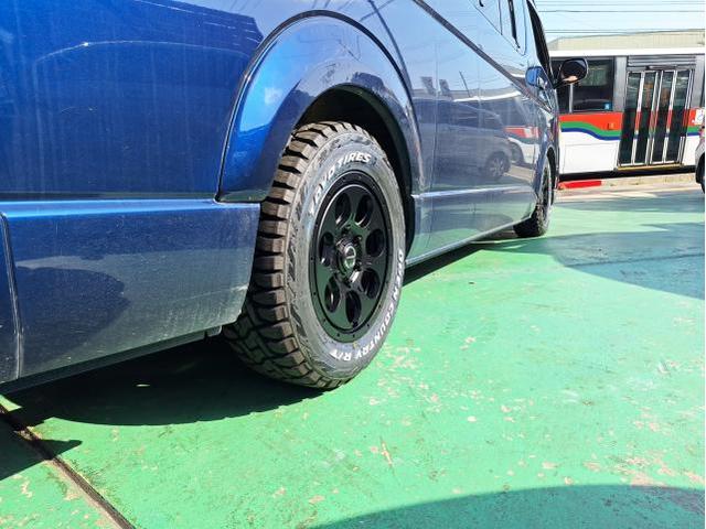 新品 ホイール交換 トヨタ ハイエース MUD AGENT 16×6.5J TOYO OPEN COUNTRY R/T 215/65R16 沖縄県 沖縄市 北中城村 うるま市 中城村 宜野湾市