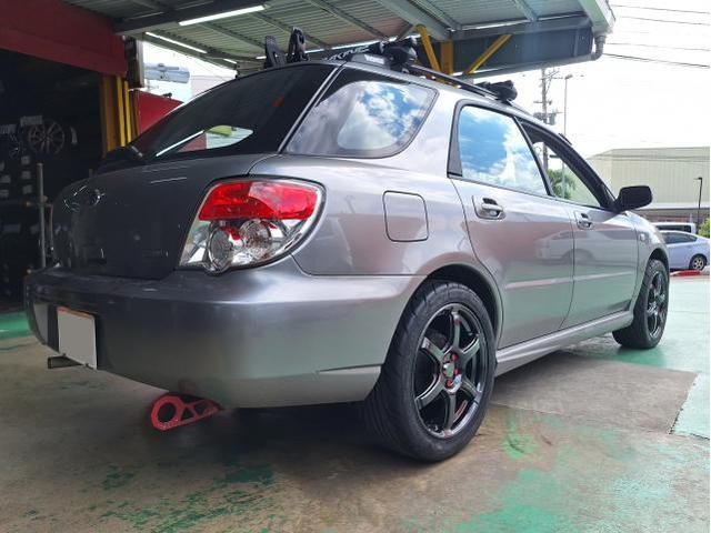 新品　ホイール交換　スバル インプレッサ スポーツワゴン　CROSS SPEED RS6 17×7J　NANKANG NS-2R 225/45R17　沖縄県　沖縄市　北中城村　うるま市　中城村　宜野湾市