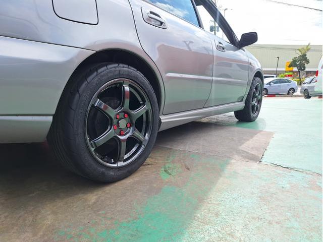 新品　ホイール交換　スバル インプレッサ スポーツワゴン　CROSS SPEED RS6 17×7J　NANKANG NS-2R 225/45R17　沖縄県　沖縄市　北中城村　うるま市　中城村　宜野湾市