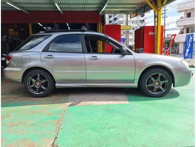 新品　ホイール交換　スバル インプレッサ スポーツワゴン　CROSS SPEED RS6 17×7J　NANKANG NS-2R 225/45R17　沖縄県　沖縄市　北中城村　うるま市　中城村　宜野湾市