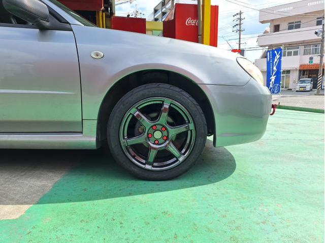 新品　ホイール交換　スバル インプレッサ スポーツワゴン　CROSS SPEED RS6 17×7J　NANKANG NS-2R 225/45R17　沖縄県　沖縄市　北中城村　うるま市　中城村　宜野湾市
