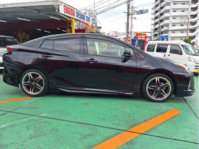 新品 ホイール交換 トヨタ プリウス シュタイナーLSV 18×7.5 RADAR 225/40R18 沖縄県 沖縄市 北中城村 うるま市 中城村 宜野湾市