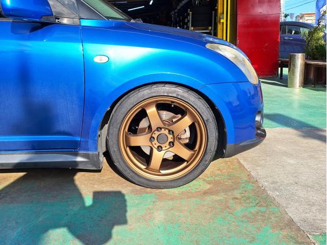 新品 ホイール交換 スズキ スイフト FINALIST FT-S5 17×7.5J NANKANG NS-2R 205/45R17 沖縄県 沖縄市 北中城村 うるま市 中城村 宜野湾市