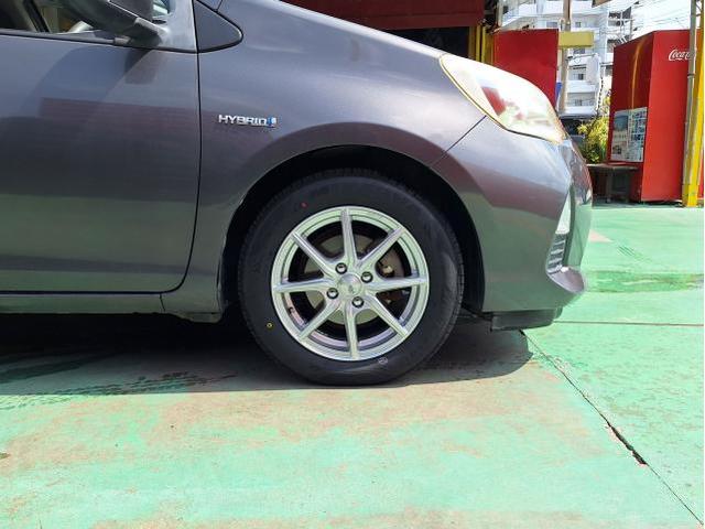 新品　ホイール交換　トヨタ アクア　ザイン EK 15×5.5J　MINERVA 175/65R15　沖縄県　沖縄市　北中城村　うるま市　中城村　宜野湾市