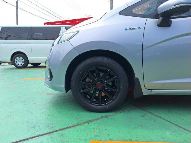 新品　ホイール交換　ホンダ フィット　ザインSS 15×5.5J　RADAR 185/60R15　沖縄県　沖縄市　北中城村　うるま市　中城村　宜野湾市