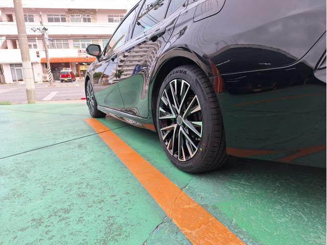 新品　ホイール交換　トヨタ カムリ　SMACK LEGINA 18×7.5J　MINERVA 225/45R18　沖縄県　沖縄市　北中城村　うるま市　中城村　宜野湾市